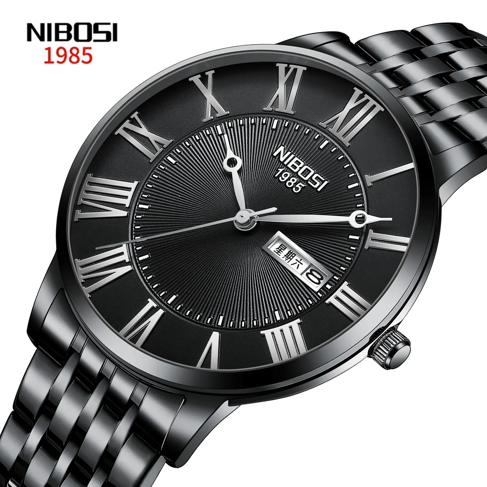 NIBOSI Relogio Masculino New Watches For Men Waterproof Sport Quartz Chronograph Top Luxury Brand Watches Men Clock Reloj Hombre 