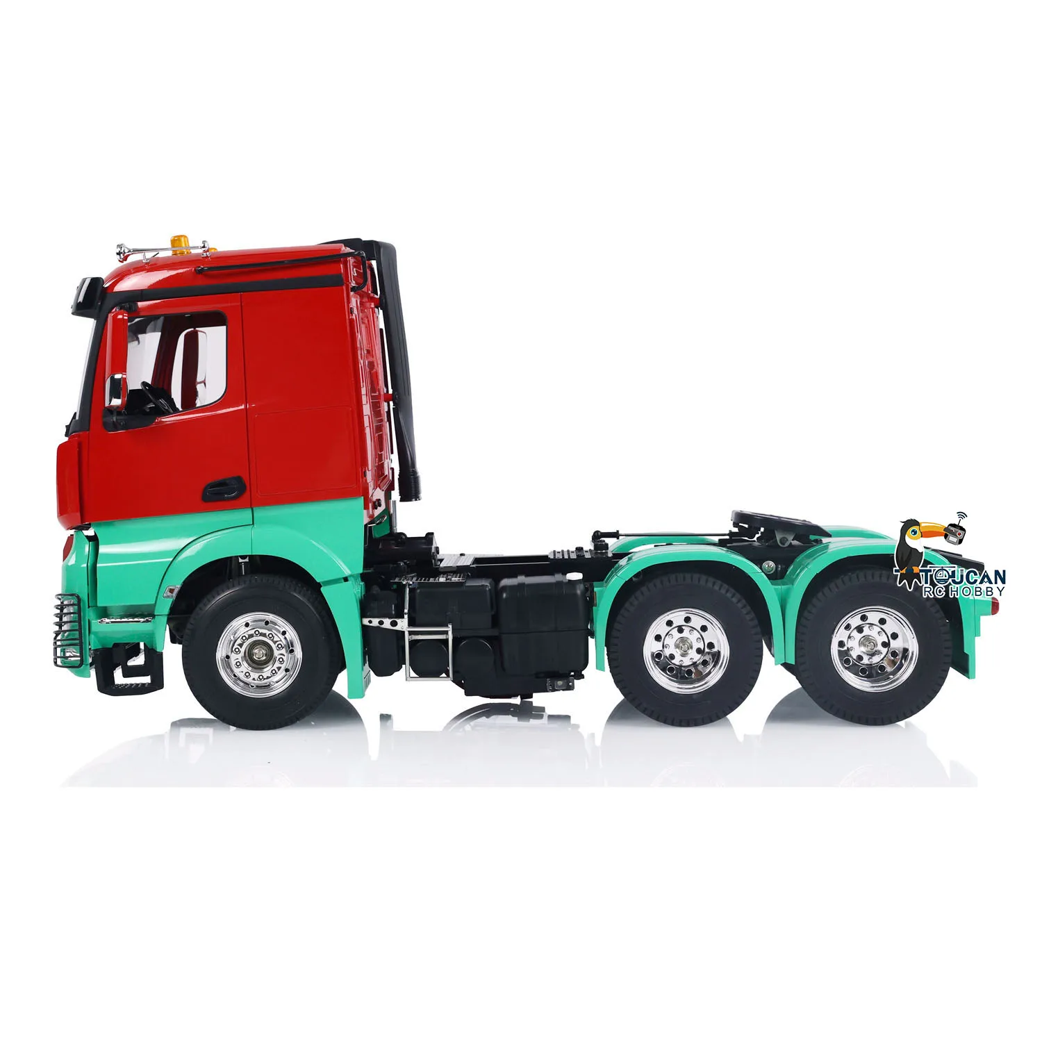 In Stock 1/14 RC Tractor Truck 6x4 Openable Door RTR Remote Control 3-speed Painted Assembled Car Model Sound Light Set Toy Gift 4
