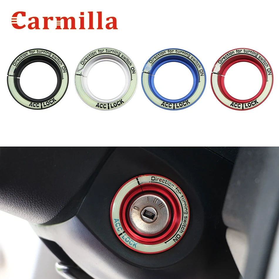 Ford Focus 2 3 4 MK2 MK3 MK4 Kuga Escape Everest Car Ignition Key Switch Ring Cover Hole Circle Sticker Accessories