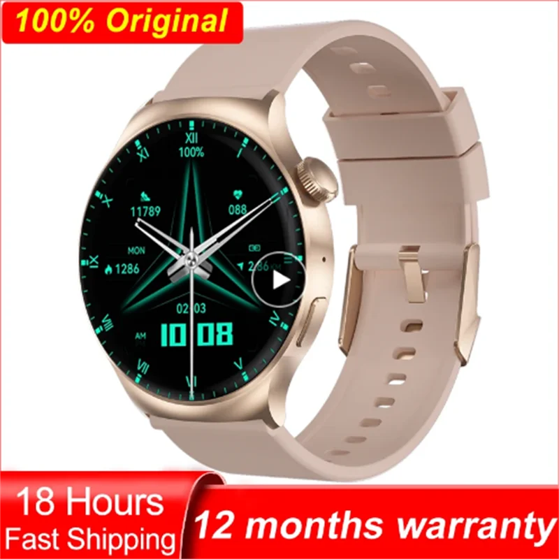 

DT4 Mate Women Smart Watch Men Compass NFC Bluetooth Call 454*454 Screen 1.5 inch Waterproof Sport Modes Heart Rate Smartwatch