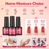 Coscelia 20PCS 7ML Nail Gel Polish Set with 36W Nail Lamp French Nail Sticker Base Top Coat Colorful Nail Cleaner Brush Nail Art 3