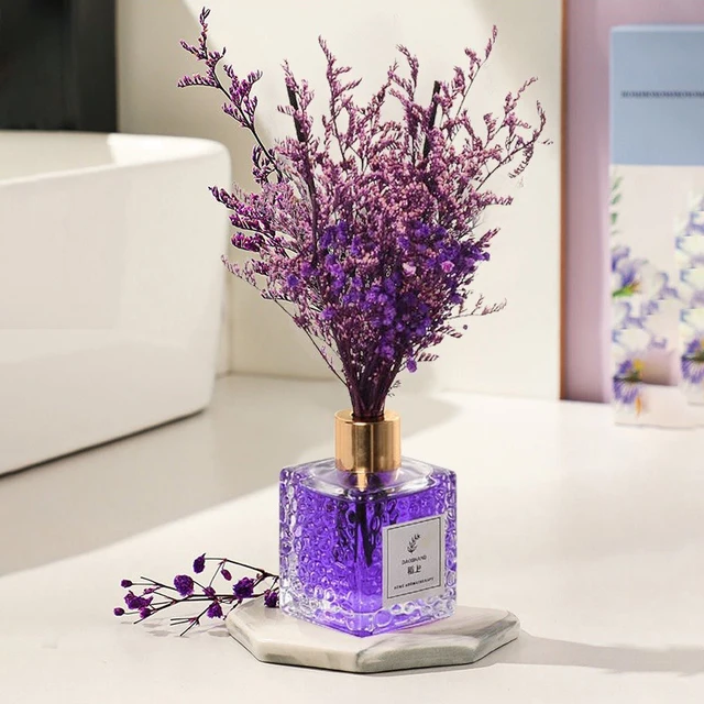 Dried flower reed diffuse air freshener office home fragrance toilet fragrance 80ml