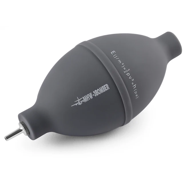 MHW-3BOMBER Metal Tip Silicone Super Air Blower Coffee Grinder Cleaning Tools Dust Cleaner for Digital SLR Lens