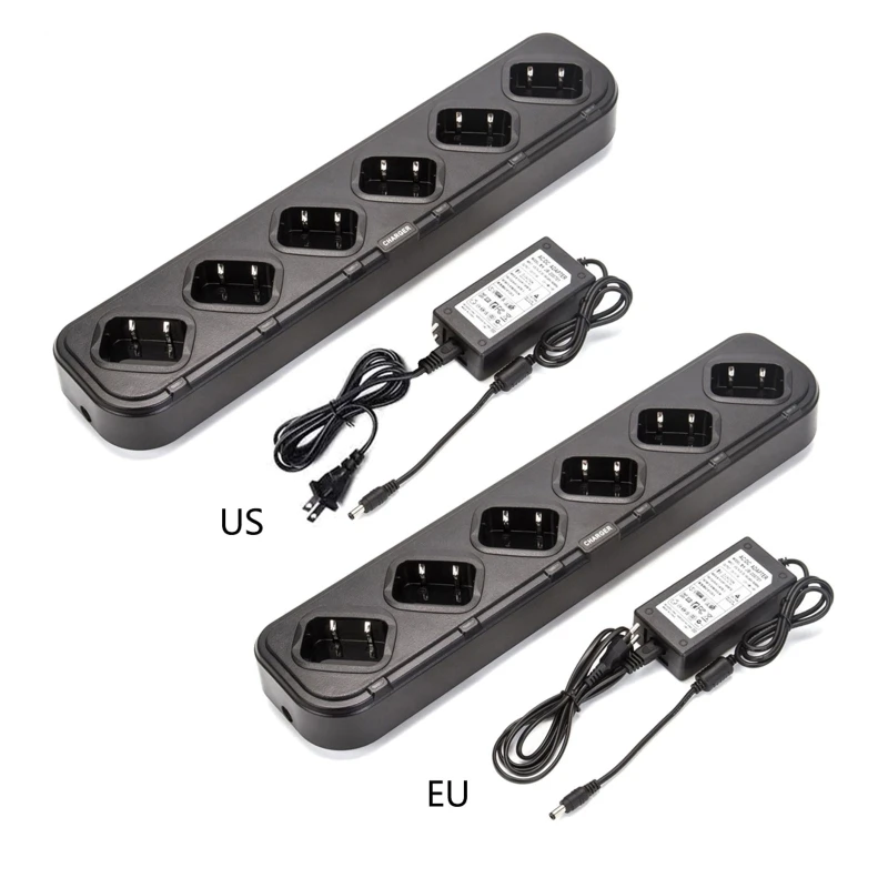 

Six-Way Battery for BaoFeng Radios Walkie Talkie BF-UV-XR BF-9700 BF-A58 Dropship