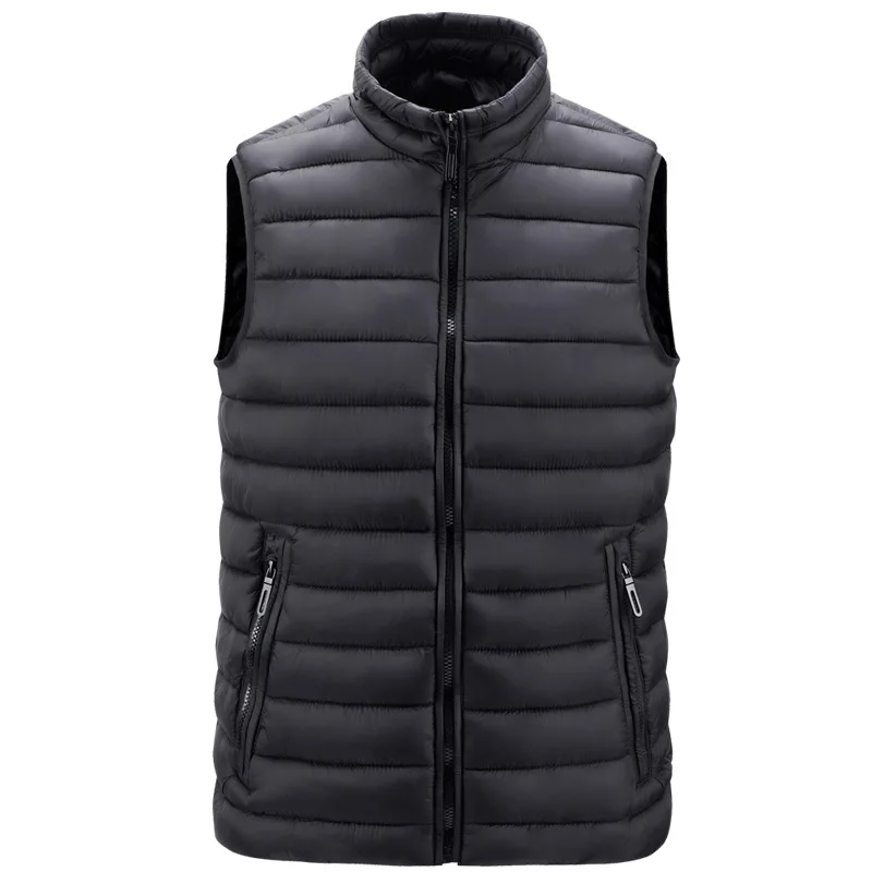 Men's Waistcoat Ultra Light Down Vest Oversize Men Lightweight Waterproof Sleeveless Duck Down Male Slim Gilet