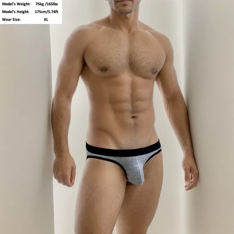 3Pack Unterwäsche Männer Sexy U Pouch Unterwäsche Männer Slip Tangas Sexis De Hombre Ropa Interior Hombre – Detail 3