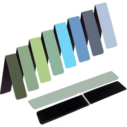 Elegant Magnetic Bookmarks for Book Lovers - Set of 10 (D)