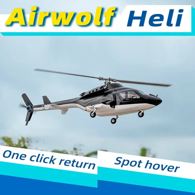 Nuovo Airwolf Telecomando Simulazione Modello Di Aereo Senza Spazzole Telecomando Elicottero Ublox M10 Gps Più Stabile Hover Boy Toy
