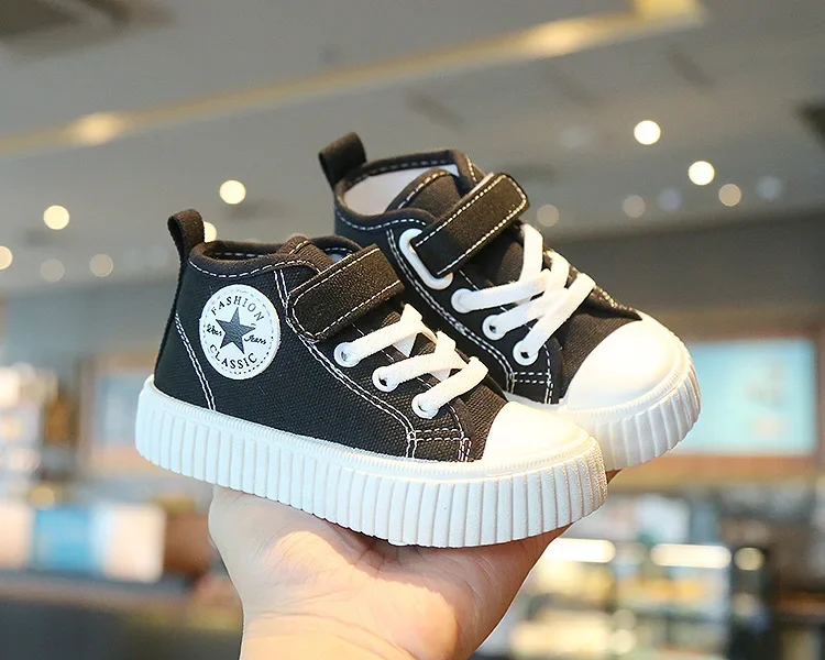 Kinder Canvas Sneaker Jungen Mädchen Weiche Sohle Bequeme Schuhe_voghion.com