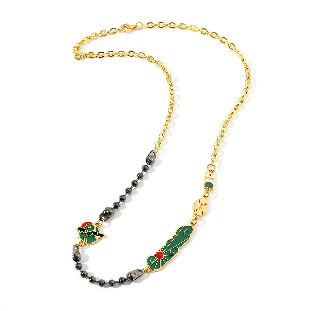 

Anime peripheral Ghost Annihilation Blade design sense necklace Comic-Con cos clothing accessories trend fashion accessories