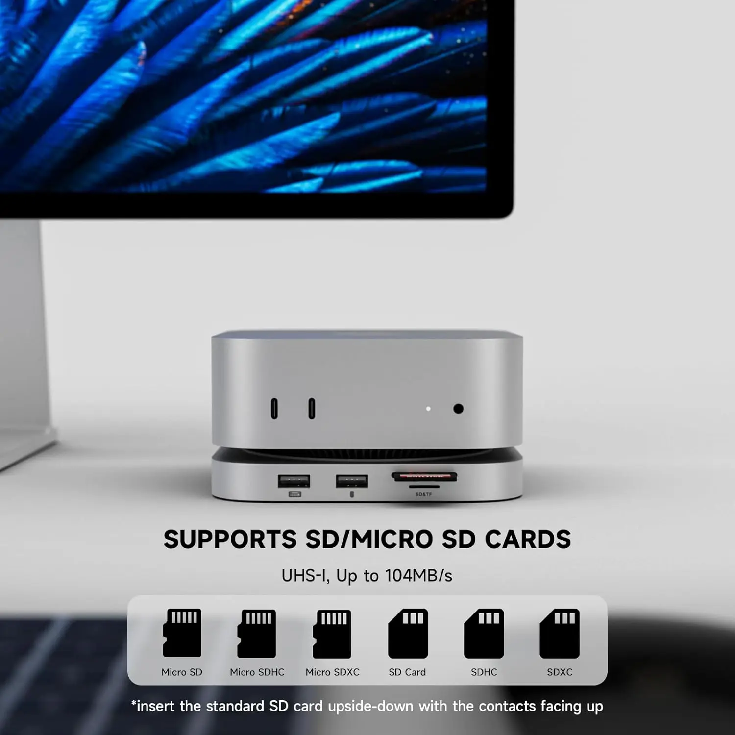 【未使用】Mac Mini M4 ドック＆スタンド iExpandMate Minisopuru Mac Mini M4 ドックスタンド 4TB M.2 Nvme SSD