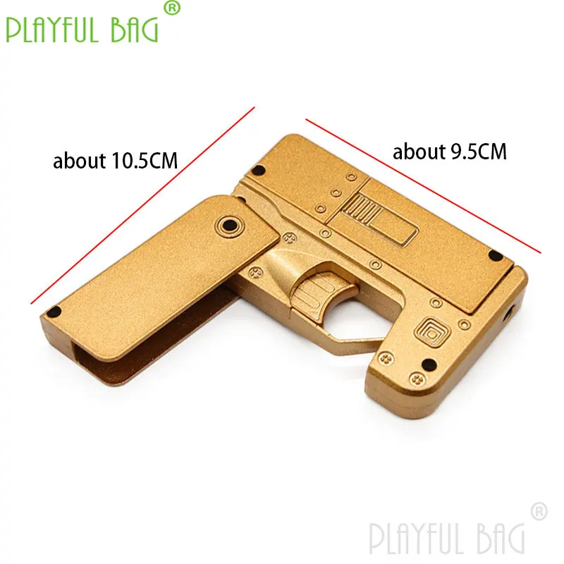 Outdoor Sports Toys Folding Gun Mobile Phone Pistol New Creative Spray 6mm Soft Rubber Ball Gift Model Intervention Boy ND14 3