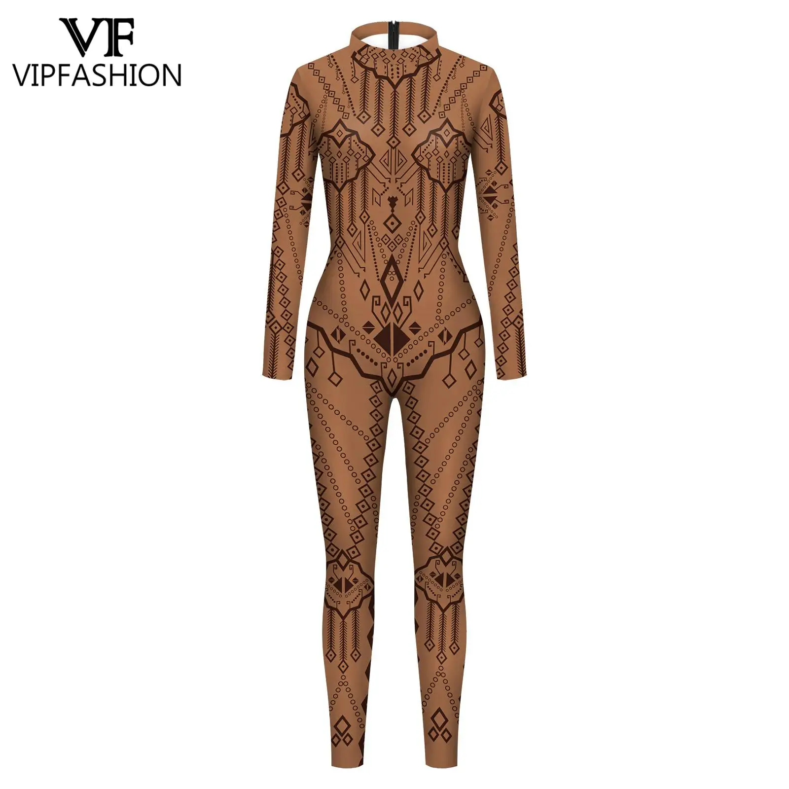 VIP FASHION Pleasure Seeker Costume Women Party Jumpsuit Carnival Zentai Suit Show Performance Catsuit Strenchy Bodysuit Clothes