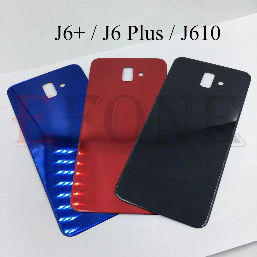 For Samsung Galaxy J4 J6 Plus J4+ J415 J6+ J610 Back Battery Glass