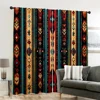 2pcs, 2D flat Window Curtains Ethnic Tribes Arrow Versatile Polyester,Without Electricity Family Party Decoration for Home Use 6
