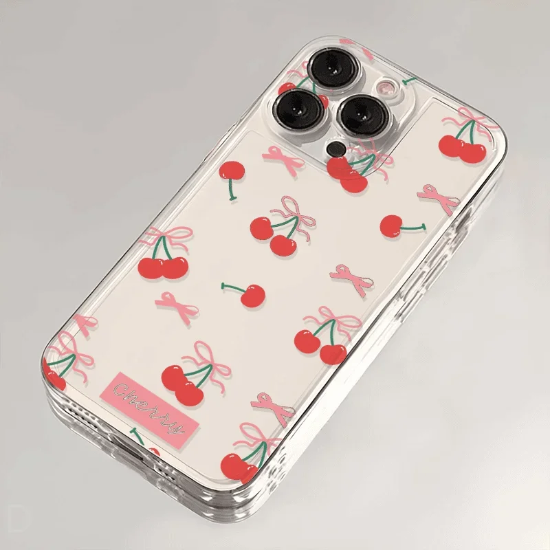 Charming Bow Cherry Blossom Floral Phone Case
