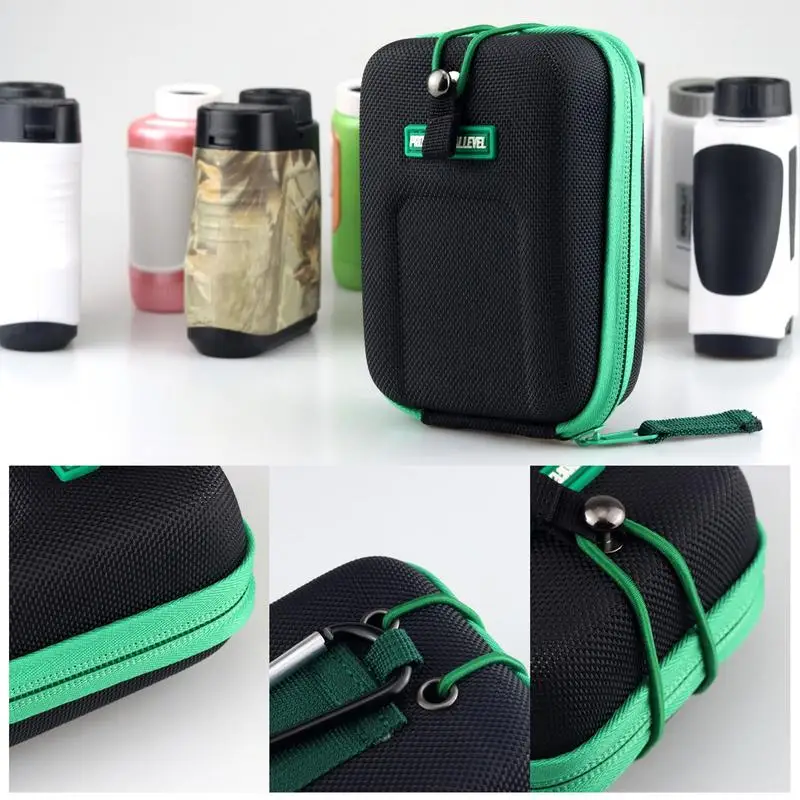 Golf Rangefinder Carry Bag Range Finder Case Eva Bag with Carabiner Belt Clip Waterproof Range Finder Storage Box forRangefinder
