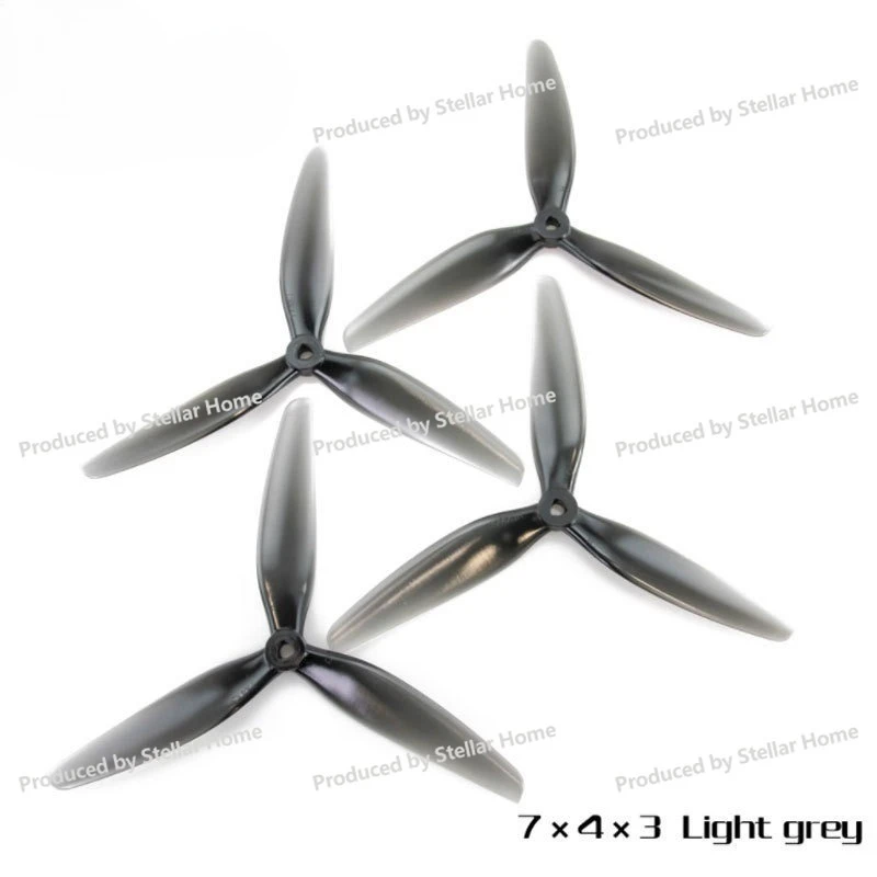HQProp 7인치/8인치/9인치/10인치/13인치/15인치용, 나일론, 3엽 프로펠러, 크로싱 머신 블레이드