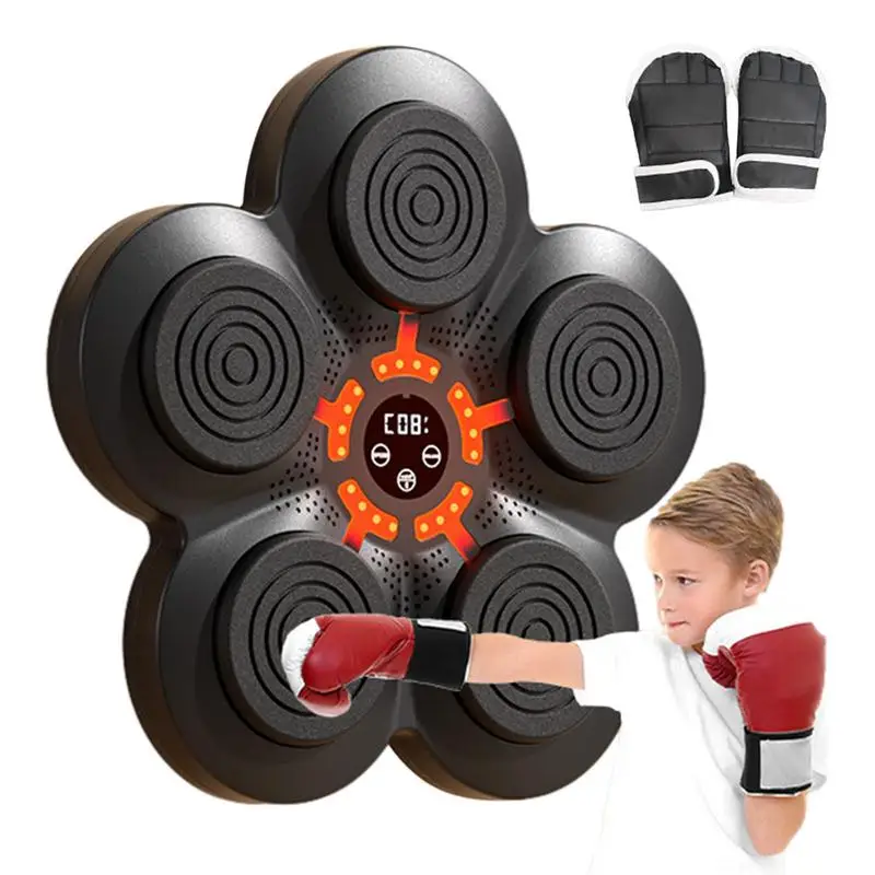 

Music Boxing Machine Home Wall Mount Music Boxer Electronic Smart Focus Agility Training Digital Boxing Wall Target Punching Pad