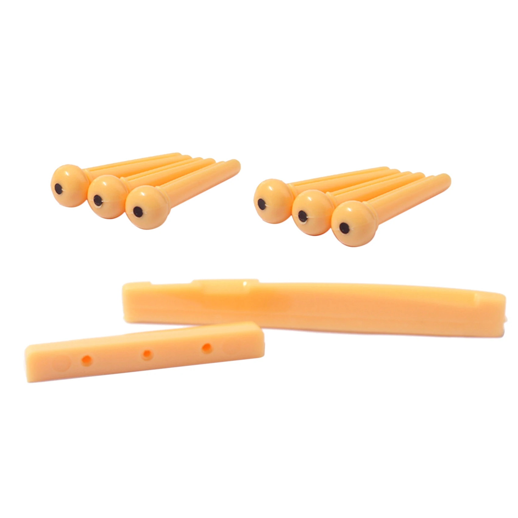

Acoustic Guitar String Plastic Bridge Pin Saddle Nut Guitar Replacement Parts Set Musical Instrument Accessories