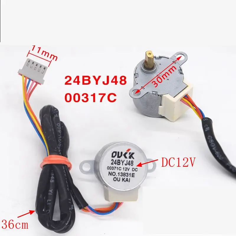 DC12V Step Motor For Samsung Air Conditioner Accessories Sync Swing Motor 24BYJ48 00371C parts