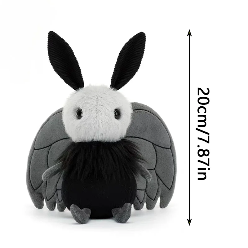 Halloween Moth Figure soft plush toy Texture Rich Cute Novel Funny for Children and Friend the Best Halloween Gift Toy Companion