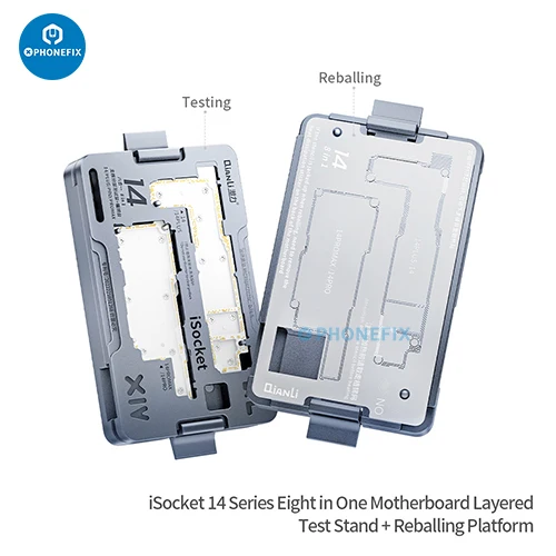 Фото QIANLI iSocket испытательный прибор для материнской платы для iPhone 14 13 11 12 Pro Max X XS max логическая плата IC чипы функциональная испытательная рамка №4