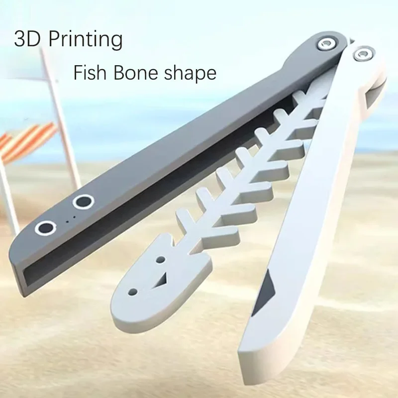 

3D-печать, Гравитационный нож, мини-модель, подвеска, декомпрессин, Push-карта, маленькая сабачская черепаха, рыбья кость, раньше для детей
