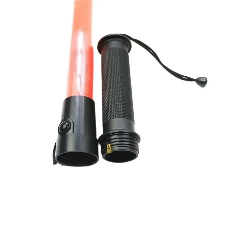 21.2/17.2/16.4 Inch Red Light LED Road Traffic Signal Warning Hard PVC Wand Rod