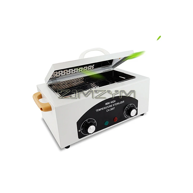 Dry Heat Sterilizer High Temperature Metal Tool Cleaning Box With Temperature Control & Timer, For Hair Salon Spa Nail