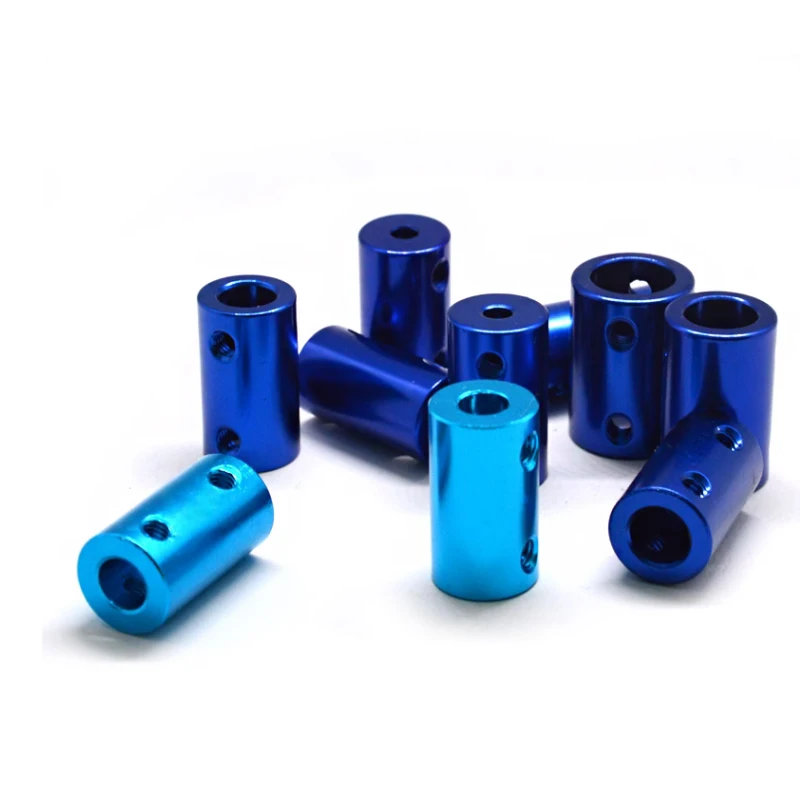 Rigid Aluminum Alloy Ship Model Connecting Shaft Motor Screw DIY Accessories Engraving Machine Coupling Aluminum Alloy Coupling shaft coupler shaft connector rigid shaft coupler