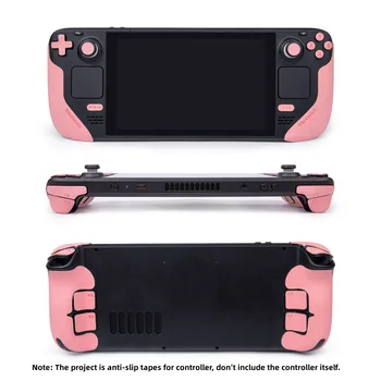 TALONGAMES Pro Version Controller Grip Tape Compatible with Steam Deck,Buttons,Trigger,Non-slip Anti Sweat (Light Pink) 1