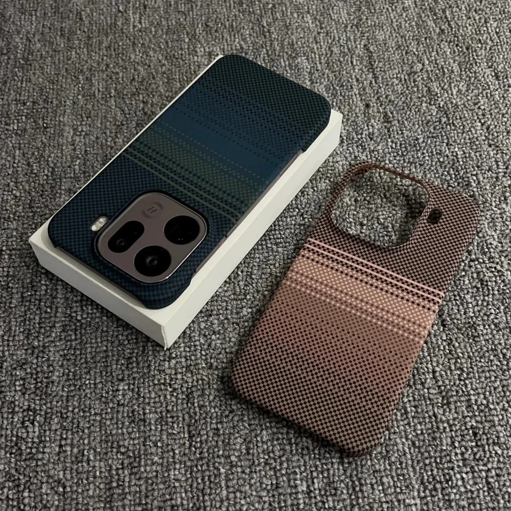 Luxury Carbon Fiber Kevlar Pattern Ultra Thin Magnetic Shockproof Phone Case