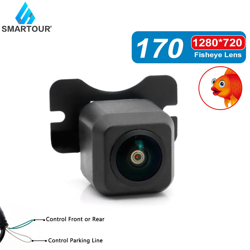 

SMARTOUR HD CVBS Car Rear View Camera Real 170 Degree Universal Night Vision Reverse Car Camera Backup Parking Camera Waterproof