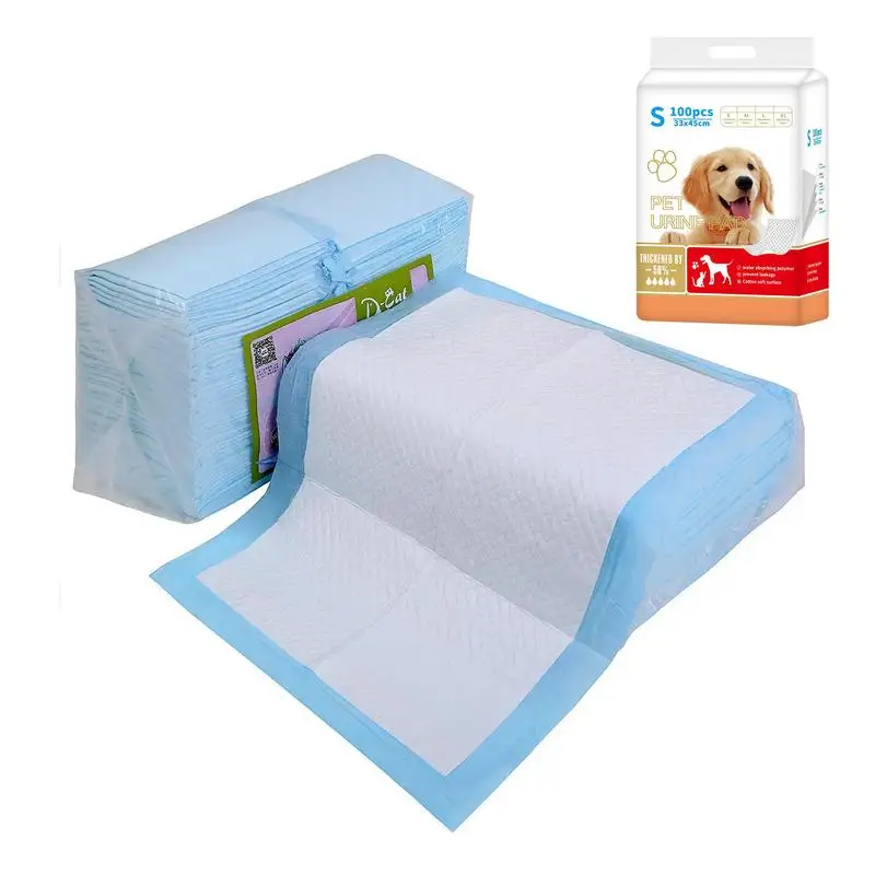 

Dog Training Pads 100pcs Leak-proof Urinal Piddle Doggie Pads Pet Pee Training Supplies Dog Toilet Pad For Incontinent And Older