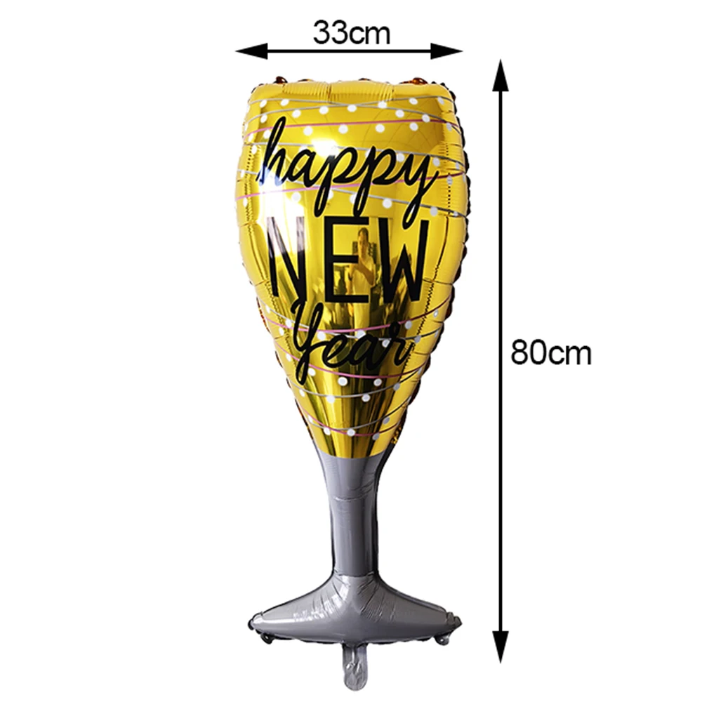 thumbnail image 1 of Marco de fotomatón de Año Nuevo, accesorios inflables para fotomatón, cámara, globos, botellas de champán, decoraciones para fiestas de Nochevieja, 1 of 5