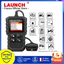LAUNCH X431 CR3001 Car Full OBD2 Diagnostic Tools Automotive Professional Code Reader Scanner Check Engine Free Update Pk ELM327