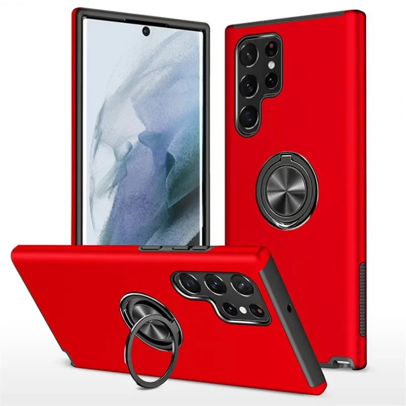 Universal Ring Holder Phone Case with Enhanced Grip and Protection