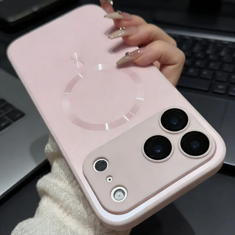 Luxurious Metallic Nano Frosted Wireless Charging Phone Case Cover