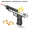Black Automatic Shell Ejection Desert Eagle Toy Gun, Air Gun, Soft Bullet Continuous Firing Children's Shooting Weapon 4