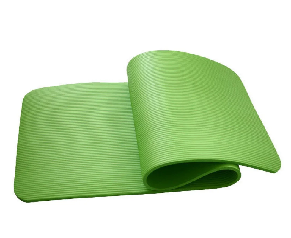 

183*61cm super thick high density tear resistant sports yoga mat with straps and mesh bag