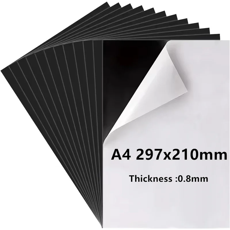 A4 냉장고용 고무 플렉시블 자석 매트 시트, 냉장고 사진, 그림, DIY 정리, 장식, 간편한 절단 및 제거에 적합