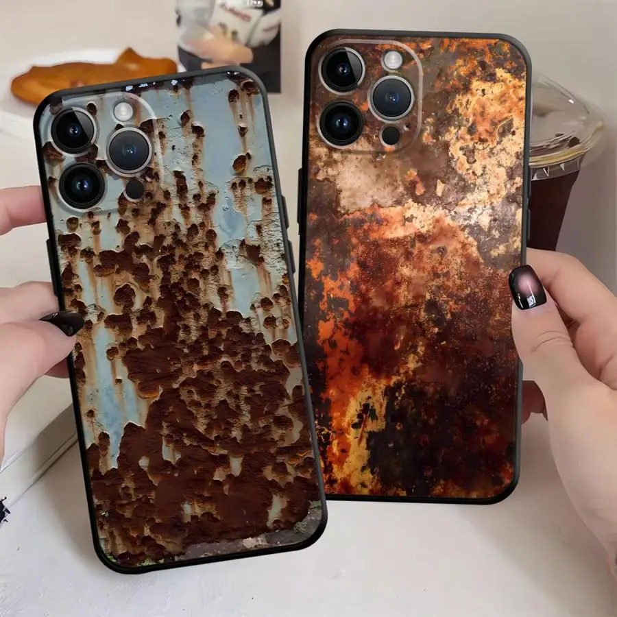 Vintage Rust Art Phone Case - Soft Back Cover