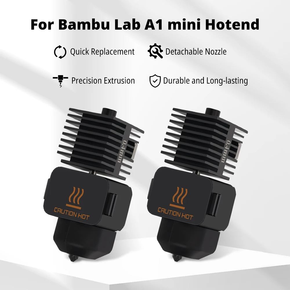 Enhanced Hotend Kit with Replaceable Nozzles (0.2-0.8mm)