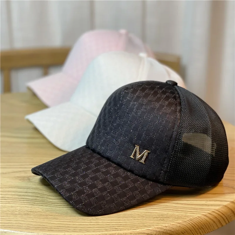 

Summer Fashion Mesh Baseball Cap Fashion Breathable Sun Hat Outdoor Sports Leisure Rebound Cap Sun-shading Duck Tongue Cap