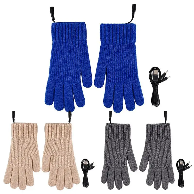 

Зимние перчатки для ноутбука с подогревом и USB-зарядкой