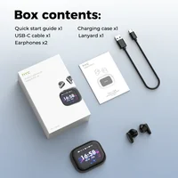 HD Screen Wireless Earphones Bluetooth Music Earbuds HTC NE68 150 Languages 30 hour Battery Life Clear Audio Comfortable Wearing - Image 6
