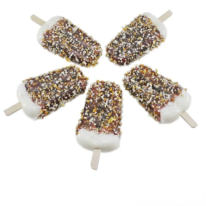 Fake Ice Cream Simulated food Model Refrigerator Stickers Creative Dessert Shop Display Window Photography Set Props Articles food model food photography props kitchen food toys fake food prank toys