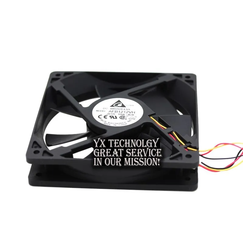 Delta Ventilador Dedicado Linhas 120 mm Afb1212vh-bl3v 12025 12v 0.60a 120x120x25 mm - Imagem 4
