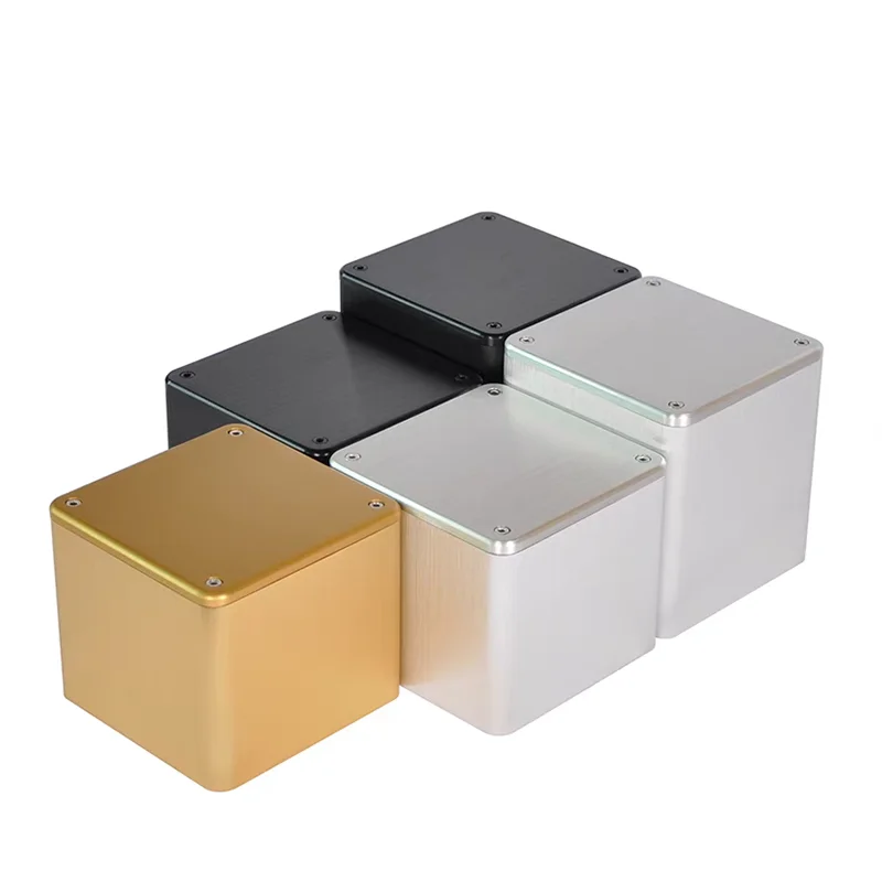 

110x110x96mm Tube Amplifier Case Transformer Protective Cover Isolation Shrouds Shielding Covers Isolation Aluminum Shields